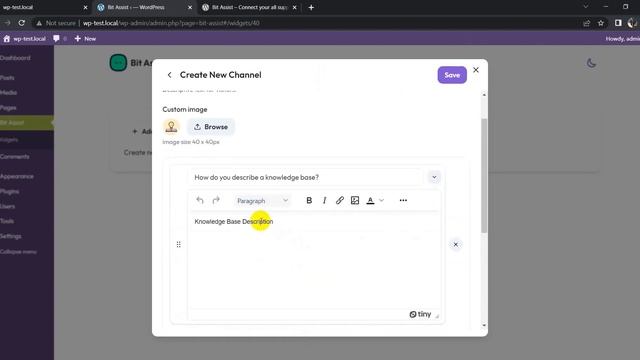 How To Add Knowledge Base On A Button Widget On Your WordPress Website Using Bit Assist смотреть онлайн
