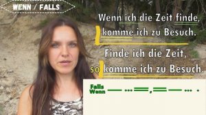 Konditionalsätze. Условные придаточные предложения в немецком с wenn / falls. Немецкий язык.