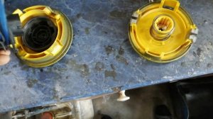 ?Триммер Huter, замена лески,головка Garden ?