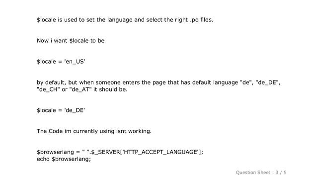 HTML : Detect Browser Language in PHP and set $locale accordingly смотреть онлайн