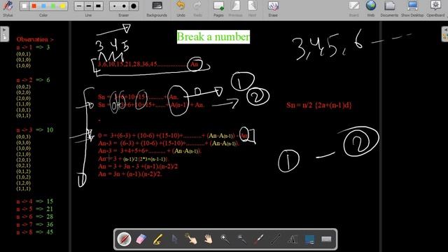 Break a number || Maths || AP || Observation || GFG POTD || JAVA Code || C++ Code || Hindi || смотреть онлайн