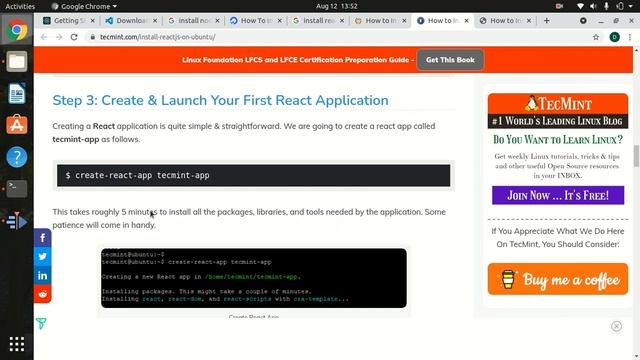 Getting started with react JS using Create React App смотреть онлайн