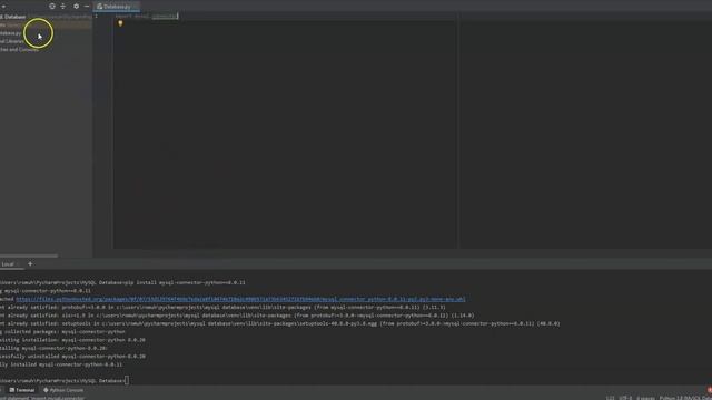 MySQL and Python смотреть онлайн