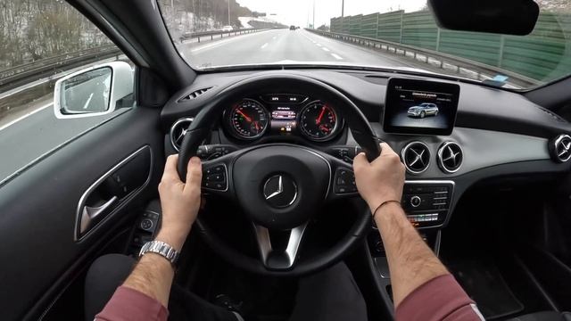 Mercedes-Benz GLA 200 [1.6 156H] |0-100| POV Test Drive #1043 Joe Black смотреть онлайн