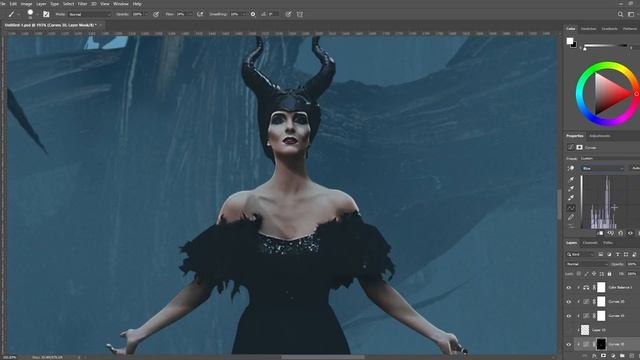 Photoshop Speed Art – Maleficent смотреть онлайн