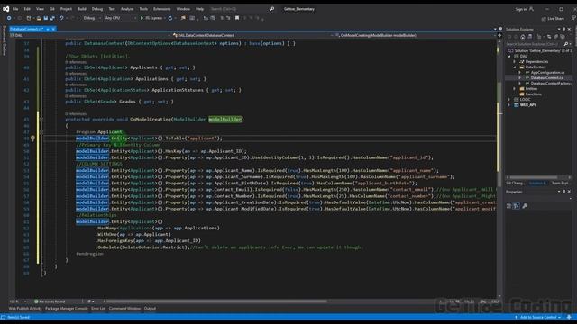 DotNet Core 5: Data Tier & Start of Middle Tier layers- N Tier Solution Part 2 of 6 смотреть онлайн