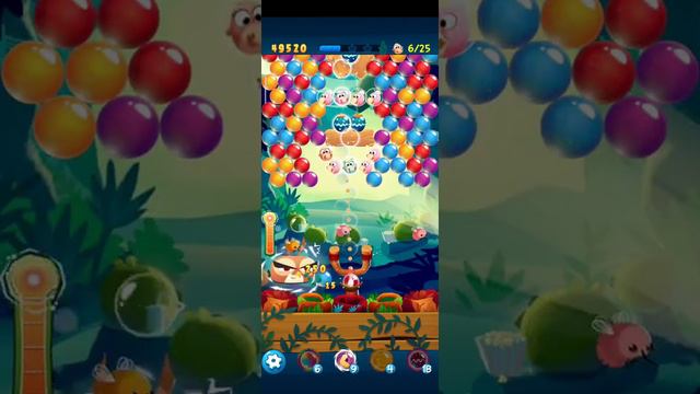 Angry Birds Pop Bubble Shooter-Level 717 3 STARS NO BOOSTERS #angrybirdspopbubbleshooter смотреть онлайн