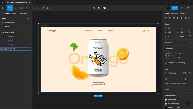 Figma Tutorial: Fake 3d Rotation in Figma смотреть онлайн