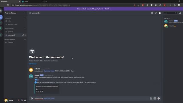 Arcane Tutorial - Reaction Roles (Outdated as of 7/14/2022) смотреть онлайн
