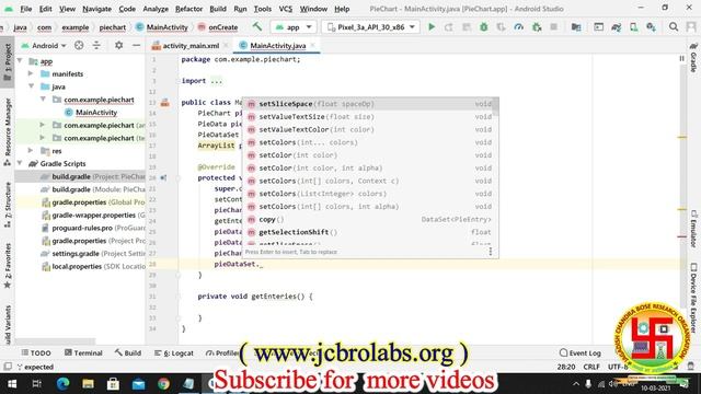 How to create or display Pie Chart in Android Mobile APP? смотреть онлайн