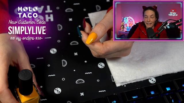 Holoday nail painting party with Simply Nailogical ?LIVE смотреть онлайн