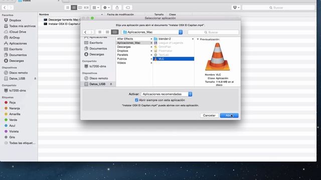 Predeterminar Programa a una Extencion MAC OS X смотреть онлайн