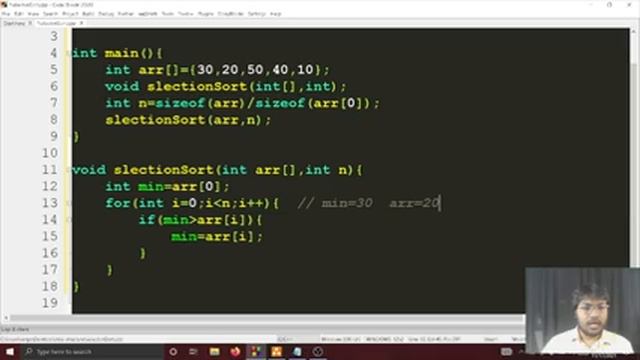 Data Structure and Algorithm | Sorting | Selection Sort | How Selection Sort Works смотреть онлайн