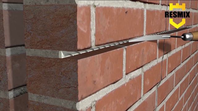 Технология ремонта кирпичной кладки с трещинами. Система спиральных анкеров Resmix. смотреть онлайн