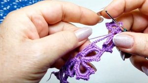 Очаровательный узор крючком   "Изморозь"