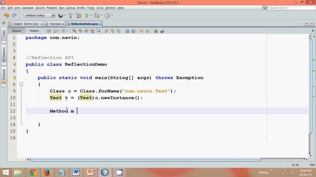 12.6 Calling Private Method in Java Class using Reflection API смотреть онлайн