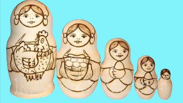 История русской матрёшки. Для детей от 3х до 7 лет. смотреть онлайн