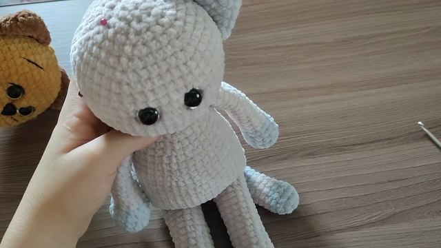 Мастер класс Котик крючком.Игрушка крючком. смотреть онлайн