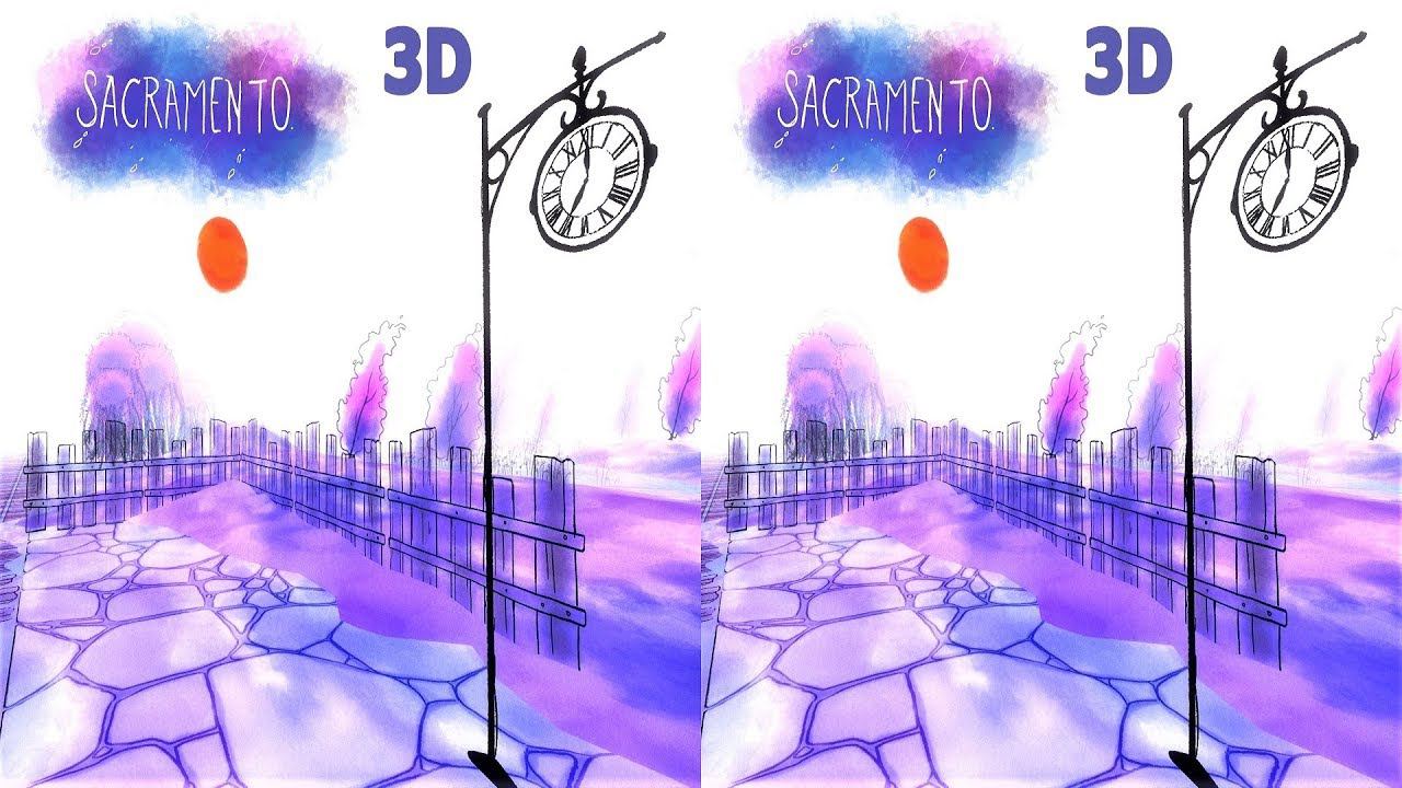 Sacramento Game  3D Video SBS VR Box Google Cardboard