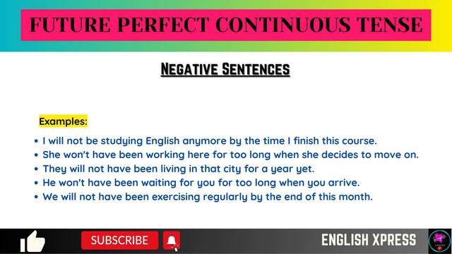 English Tenses | Future Perfect Continuous Tense | English Grammar #tenses #grammar #englishlearnin смотреть онлайн