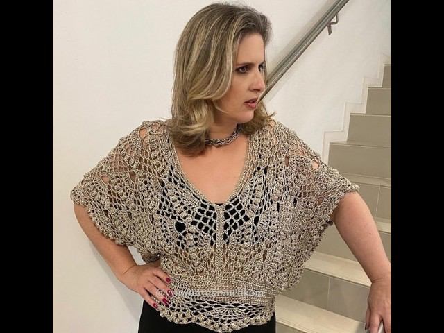 Лёгкие летние блузы и топы связанные крючком (схемы) смотреть онлайн