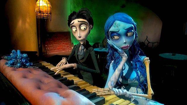 Corpse Bride - The Piano Duet (Victor & Emily) Tim Burton смотреть онлайн