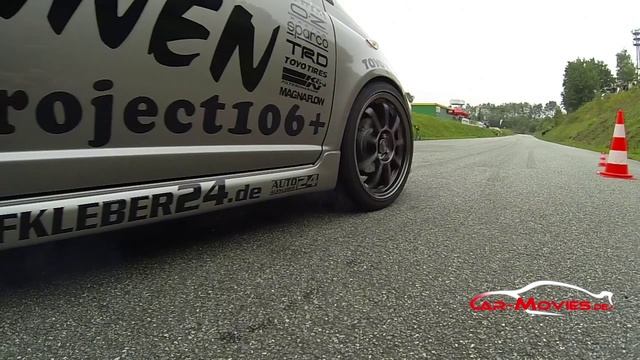 Toyota Yaris Turbo Burnout car-movies.de смотреть онлайн