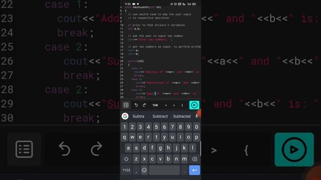 mini calculator || c++ || switch case смотреть онлайн