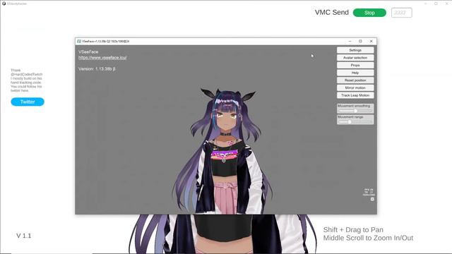 Using OBS Virtual Camera In VSeeFace With Hand Tracking