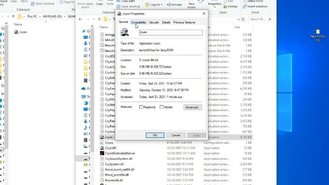 How to FIX crysis 1 64 bit problem / 100%WORKS смотреть онлайн
