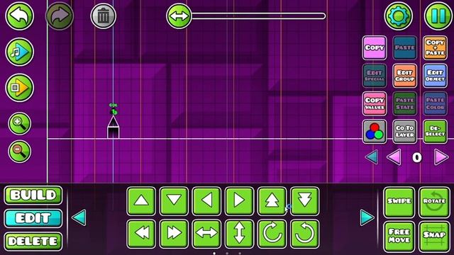 Как изменить цвет фона и пола в Geometry Dash смотреть онлайн