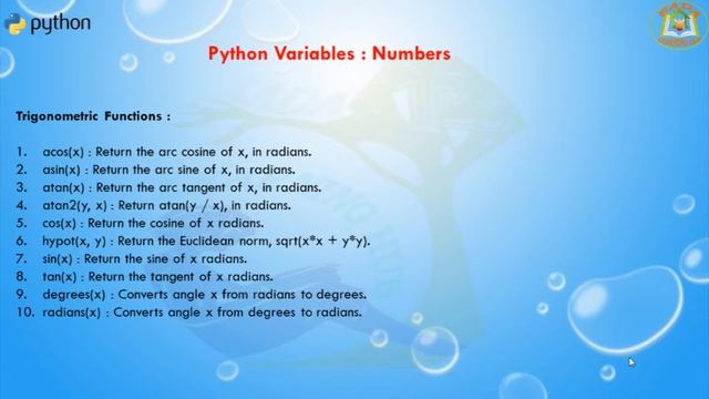 Lesson - 16 : Python3 - Python Variables : Numbers смотреть онлайн