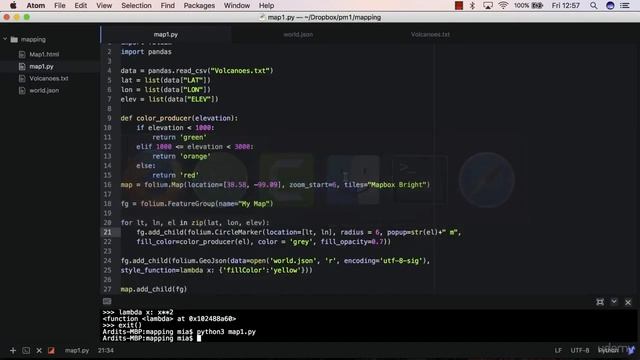 Learning Python | Real World Application| 117 Color Based Polygon Features смотреть онлайн