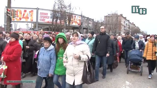 В Коврове прошел пасхальный крестный ход смотреть онлайн
