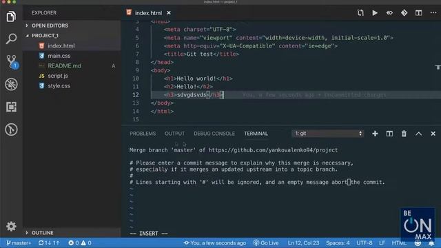 3.3 Как работать с GitHub с разных компьютеров, gitignore и Git Kraken смотреть онлайн