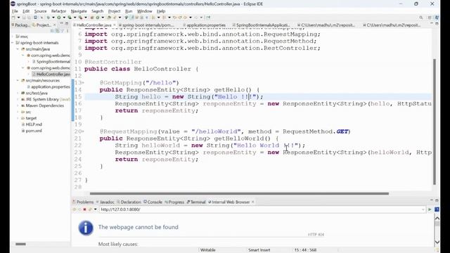 4. Thinking about dispatcherServlet with Spring boot смотреть онлайн