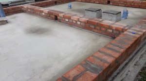 Цоколь для бани 6 на 4.5 на плите