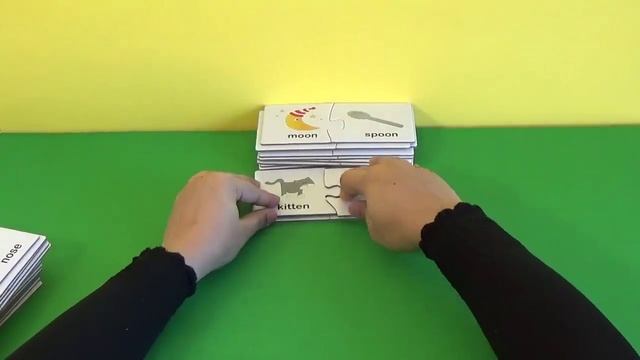 Rhyming words puzzle for kids смотреть онлайн