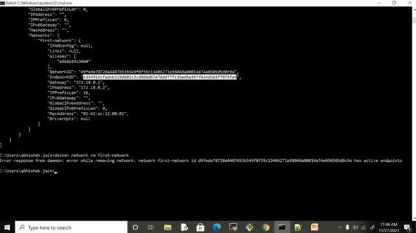Docker Network Cleanup Issue - Error response from daemon: error while removing network