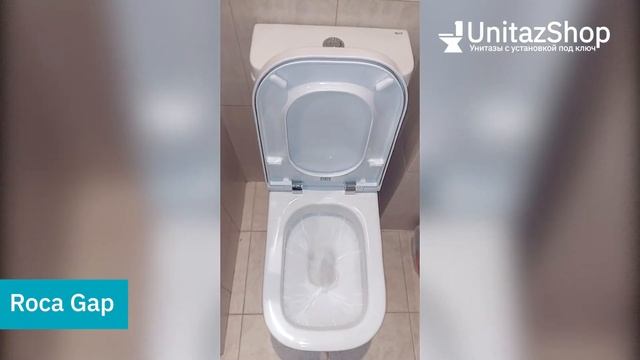 Смыв и Микролифт унитаза Roca Gap от UnitazShop смотреть онлайн