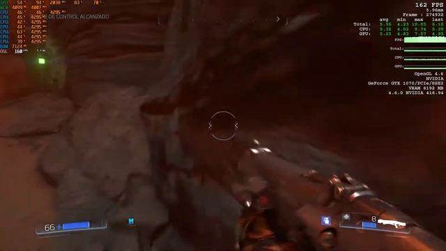 Doom 1080p i5 9600k 4.3 Ghz GTX 1070 смотреть онлайн