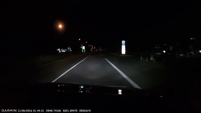 Ночная дорога Кошице-Ужгород за 20 минут Hyperlapse смотреть онлайн