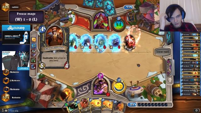 Hearthstone: Kolento plays freeze mage (#52) смотреть онлайн