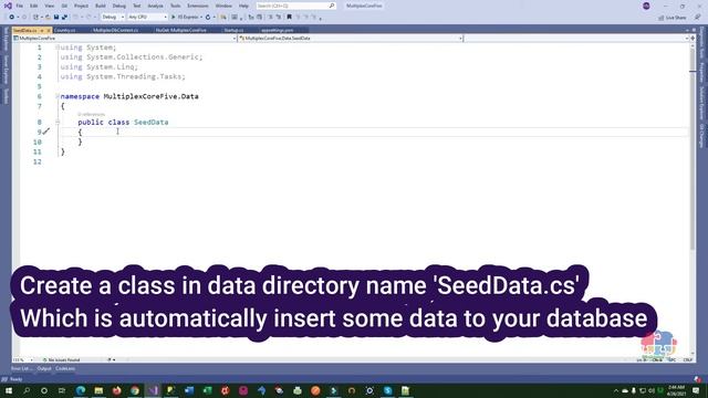 Working with database in ASP Net 5.0 | Database connection using asp.net core 5.0 смотреть онлайн