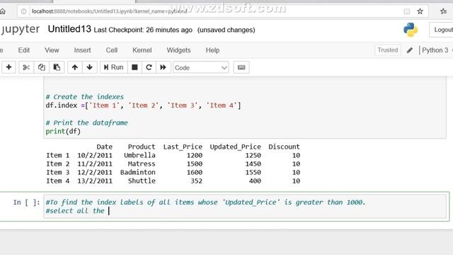 Grade 12 IP Pandas Dataframe Indexing using Labels 15 04 2020 смотреть онлайн