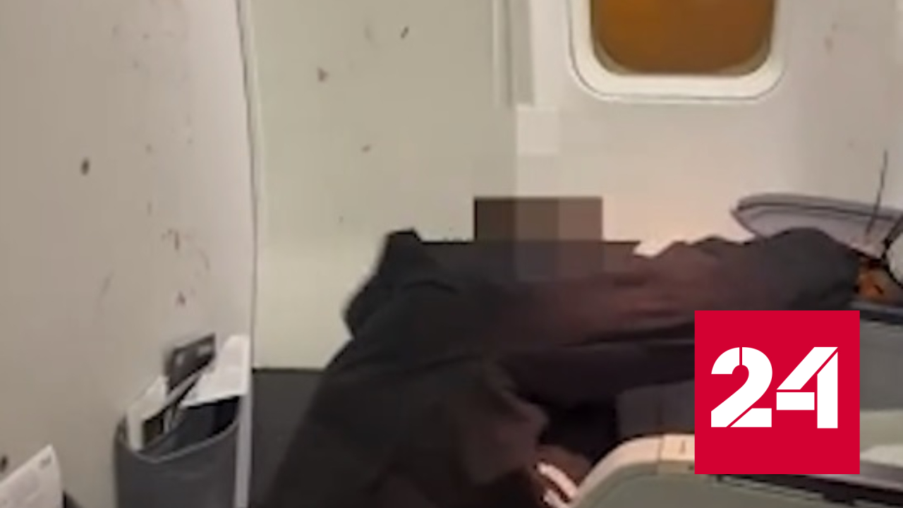 Появились кадры задержания буйного пассажира рейса Сургут – Москва - Россия 24 смотреть онлайн