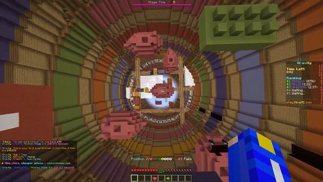 Не прошёл даже первый уровень | Minecraft Gravity | Получил ачивку "полетаем?" (нет) | Крафти! смотреть онлайн