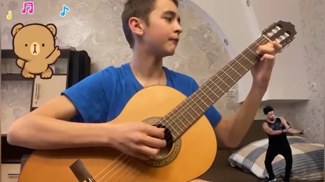 Ваня Дмитринко-Ты Венера я юпитер на гитаре! Это получилось очень круто! смотреть онлайн