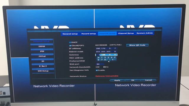 ONWOTE Wireless Security Camera System System offline Do network setting manually смотреть онлайн