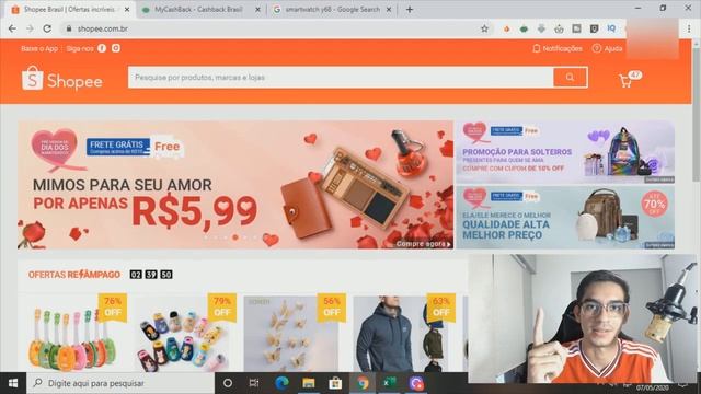 SMARTWATCH LUCRATIVO - Y68 APENAS R$20,00 - SHOPEE смотреть онлайн
